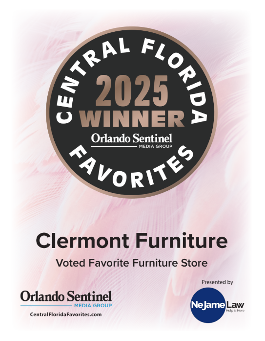 Voted 2025 Winner of Central Florida's Favorite Furniture Store