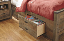 Load image into Gallery viewer, Trinell  Panel Bed With 2 Storage Drawers
