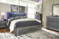 Lodanna  Panel Bed With 2 Storage Drawers
