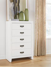 Load image into Gallery viewer, Binterglen Queen Panel Bed with Mirrored Dresser, Chest and 2 Nightstands
