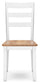 Gesthaven Dining Table and 2 Chairs