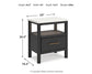 Cadmori King Upholstered Panel Bed with Mirrored Dresser, Chest and Nightstand