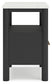 Cadmori King Upholstered Panel Bed with Mirrored Dresser, Chest and Nightstand