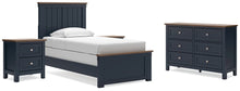 Load image into Gallery viewer, Landocken Full Panel Bed with Dresser and 2 Nightstands
