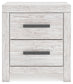 Cayboni Full Panel Bed with Nightstand