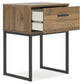 Deanlow Twin Panel Headboard with Nightstand