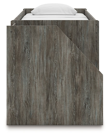 Frandern Twin Loft Bed with Drawer Storage