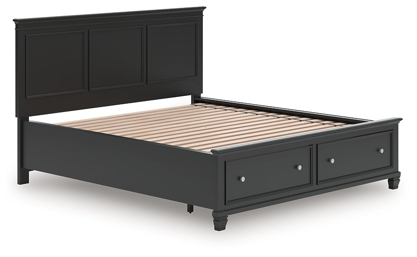 Lanolee California King Panel Storage Bed