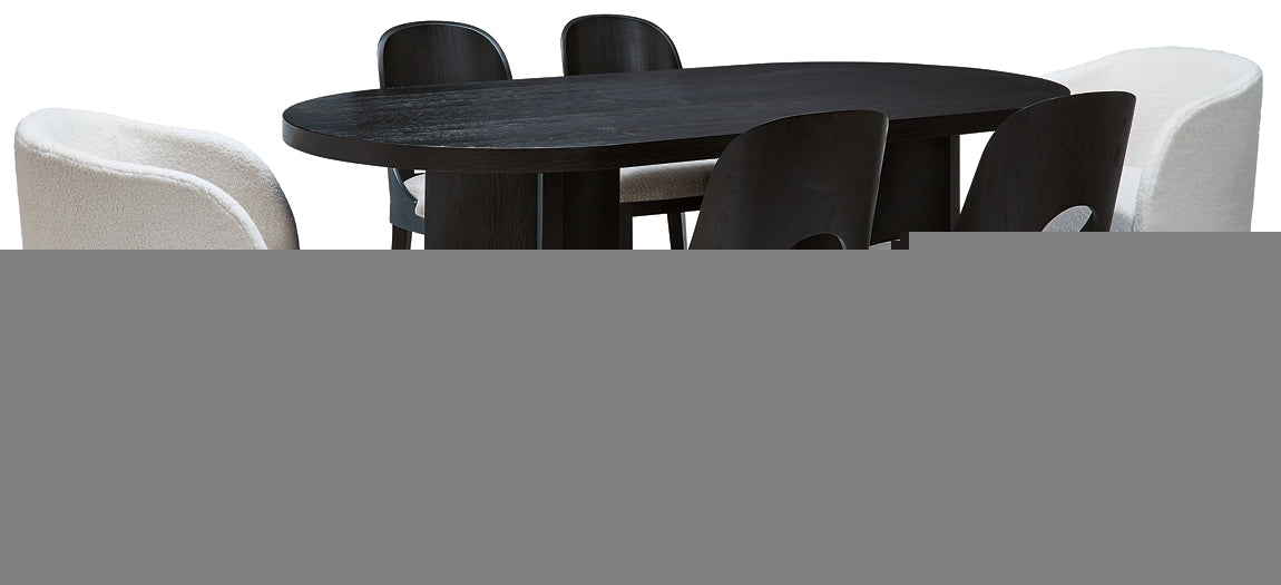 Rowanbeck Dining Table and 6 Chairs