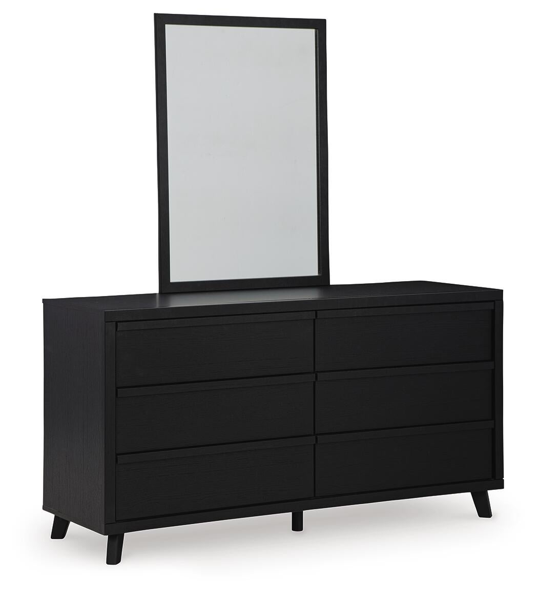 Danziar Queen Panel Headboard, Dresser and Mirror
