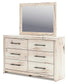 Lawroy Queen Panel Headboard, Dresser, Mirror, Chest and Nightstand