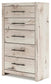 Lawroy Queen Panel Headboard, Dresser, Mirror, Chest and Nightstand
