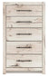 Lawroy Queen Panel Bed, Dresser, Mirror, Chest and Nightstand