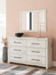 Lawroy Full Panel Headboard, Dresser and Mirror