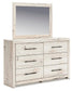 Lawroy Twin Panel Headboard, Dresser, Mirror, Chest and Nightstand