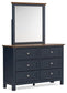 Landocken Queen Panel Headboard, Dresser, Mirror, Chest and Nightstand