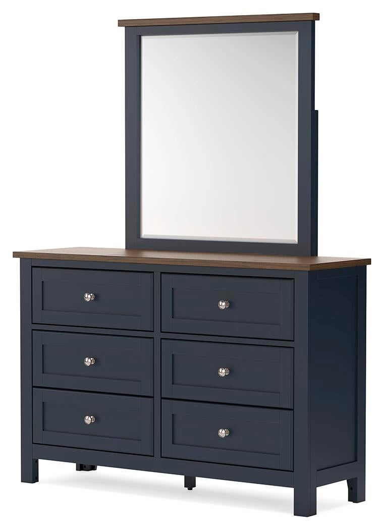Landocken Queen Panel Headboard, Dresser, Mirror, Chest and Nightstand
