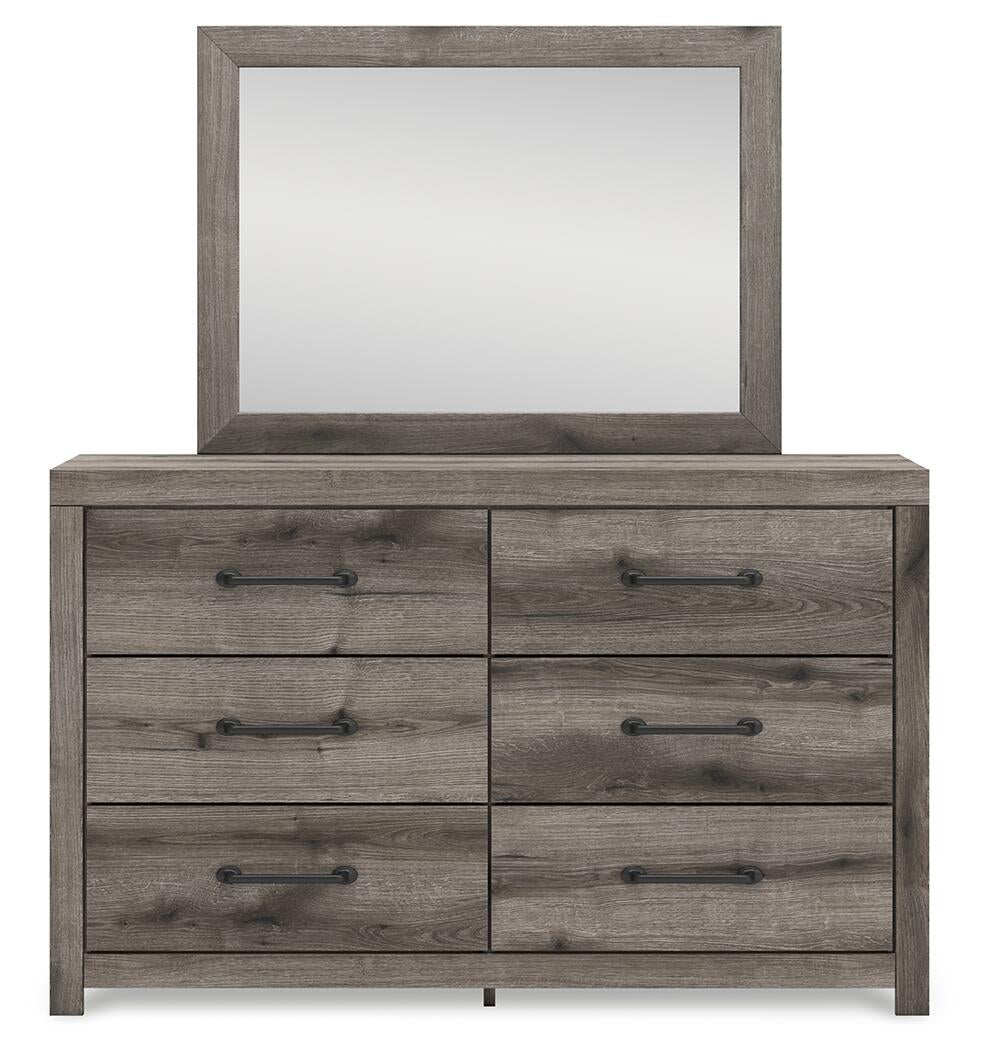 Urbanoore Full Panel Storage Bed, Dresser and Mirror