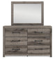 Urbanoore Full Panel Storage Bed, Dresser and Mirror
