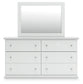 Bostwick Shoals Full Panel Bed, Dresser and Mirror