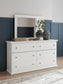 Bostwick Shoals Full Panel Bed, Dresser and Mirror