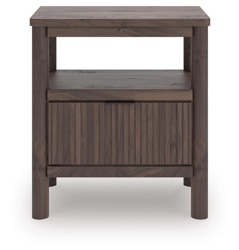 Cadmori Twin Panel Bed, Dresser, Mirror and Nightstand