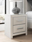 Birmonton California King Upholstered Bed, Dresser, Mirror, Chest and Nightstand