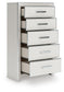 Birmonton King Upholstered Bed, Dresser, Mirror, Chest and Nightstand