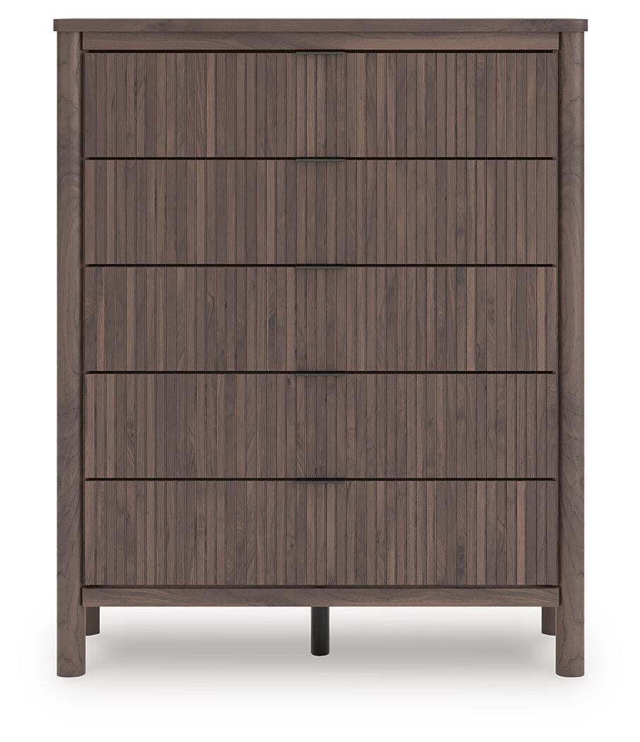 Cadmori Full Panel Platform Bed, Dresser, Mirror, Chest and Nightstand
