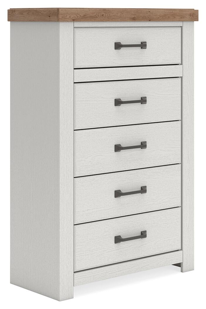 Savonport Full Panel Bed, Dresser, Mirror, Chest and Nightstand