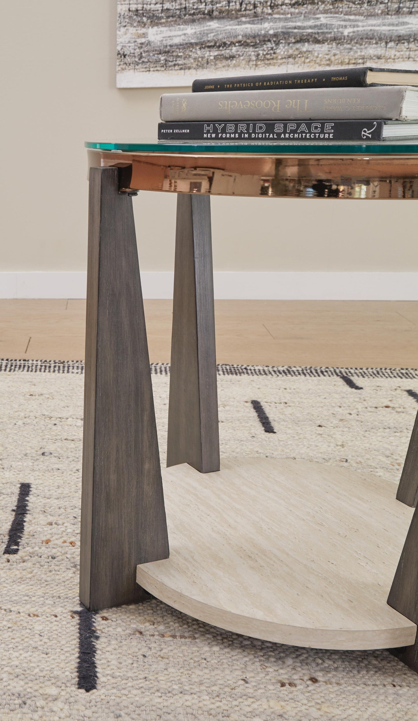 Frazwa Round End Table