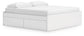 Onita King Platform Bed with 1 Side Storage