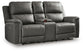 Bleckley PWR REC Loveseat/CON/ADJ HDRST