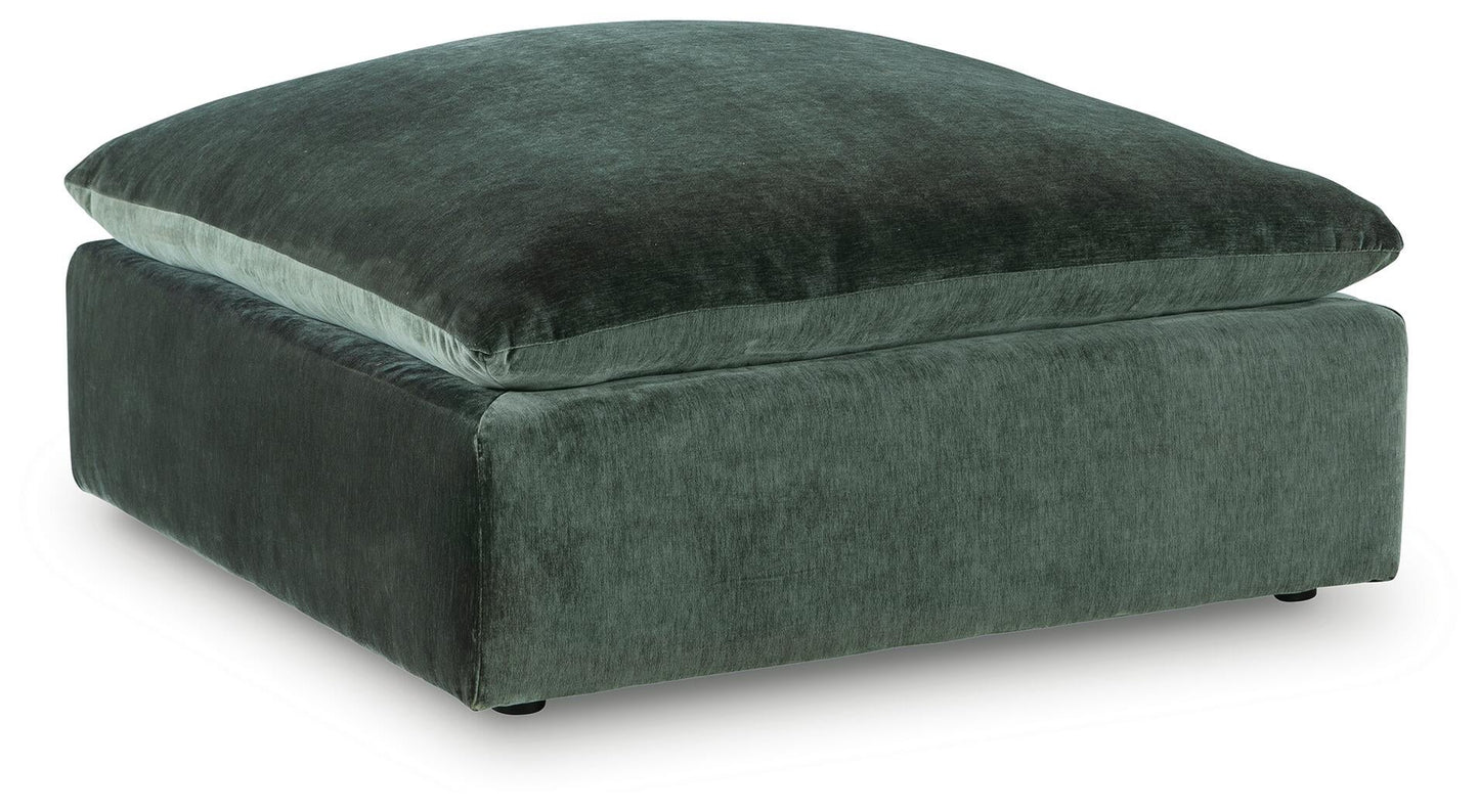 Carriage View Oversized Accent Ottoman