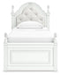Kozlani Twin Upholstered Panel Storage Bed
