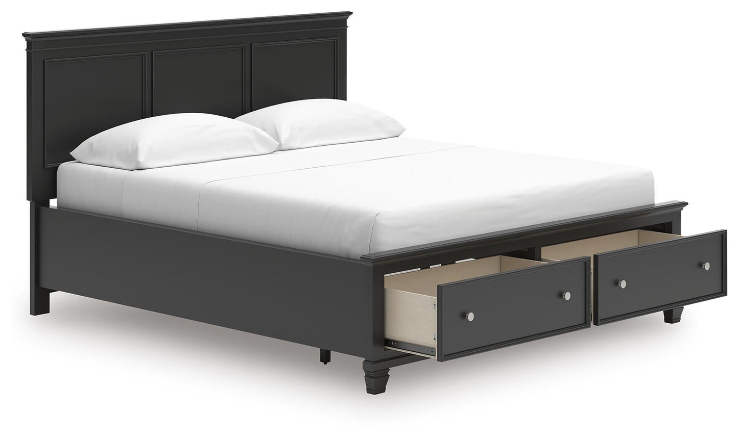 Lanolee California King Panel Storage Bed
