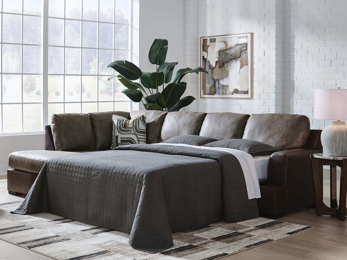 Castille Way 2-Piece Sleeper Sectional with Chaise