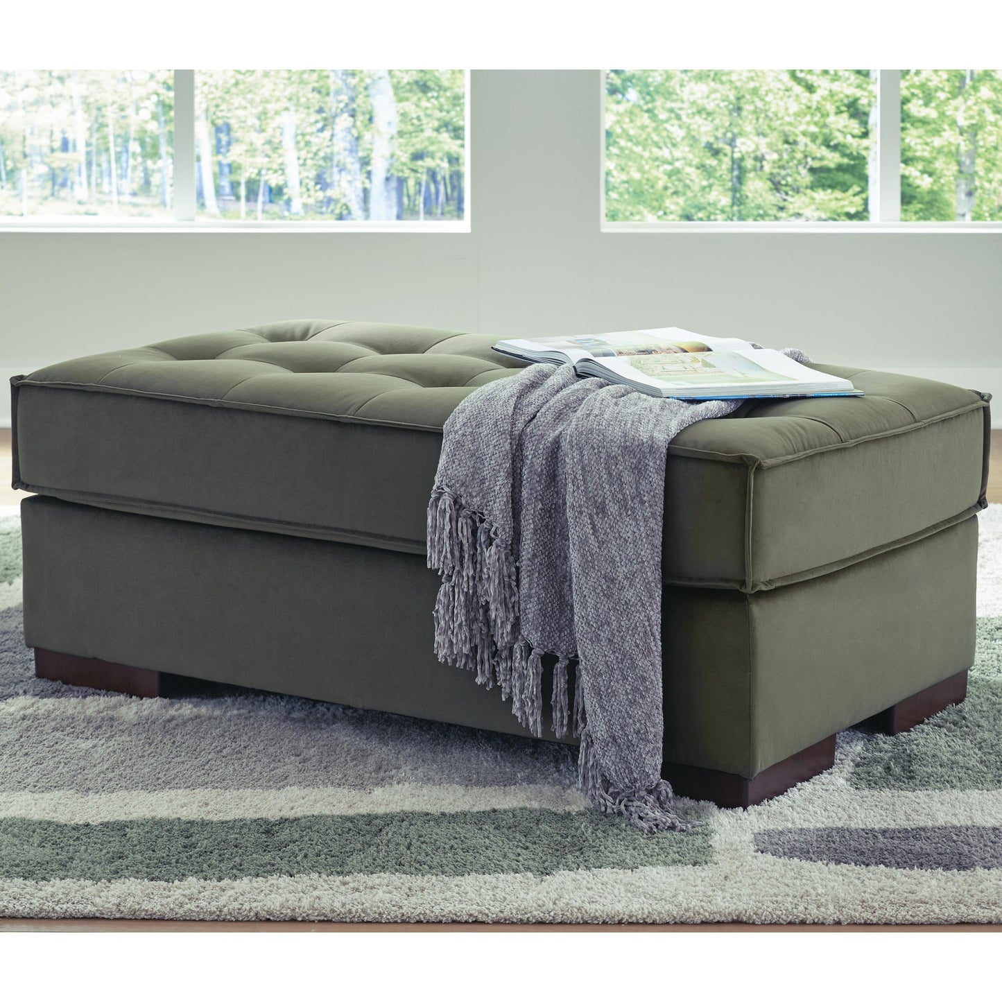 Caspian-Town Oversized Accent Ottoman