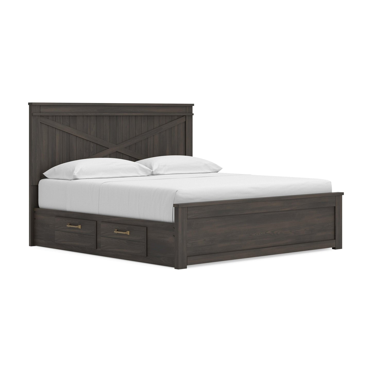 Vonitta Bay King Panel Bed with Storage