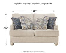 Load image into Gallery viewer, Traemore Loveseat
