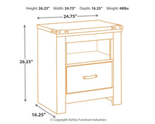 Load image into Gallery viewer, Trinell One Drawer Night Stand
