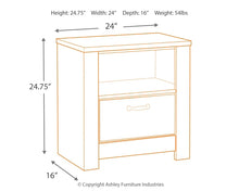 Load image into Gallery viewer, Bellaby One Drawer Night Stand
