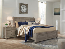Load image into Gallery viewer, Lettner Queen Sleigh Bed with 2 Storage Drawers
