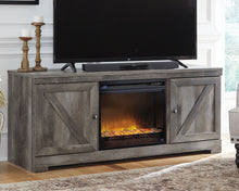 Load image into Gallery viewer, Wynnlow 63&quot; TV Stand with Electric Fireplace
