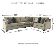 Load image into Gallery viewer, Bovarian 3-Piece Sectional
