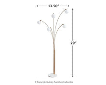 Load image into Gallery viewer, Taliya Metal Arc Lamp (1/CN)
