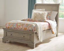 Load image into Gallery viewer, Lettner Queen Sleigh Bed with 2 Storage Drawers
