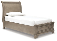 Load image into Gallery viewer, Lettner Queen Sleigh Bed with 2 Storage Drawers
