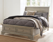 Load image into Gallery viewer, Lettner Queen Sleigh Bed with 2 Storage Drawers
