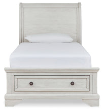 Load image into Gallery viewer, Robbinsdale Twin Sleigh Storage Bed

